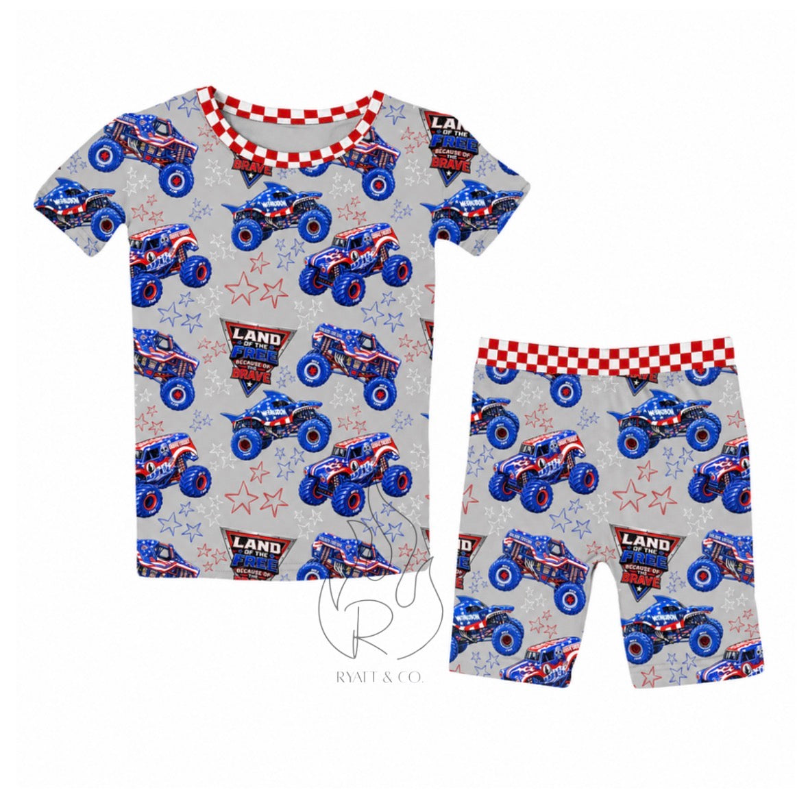 Stars, Stripes, & Smash - Two Piece Set