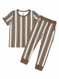Neutral Stripes Two Piece Set